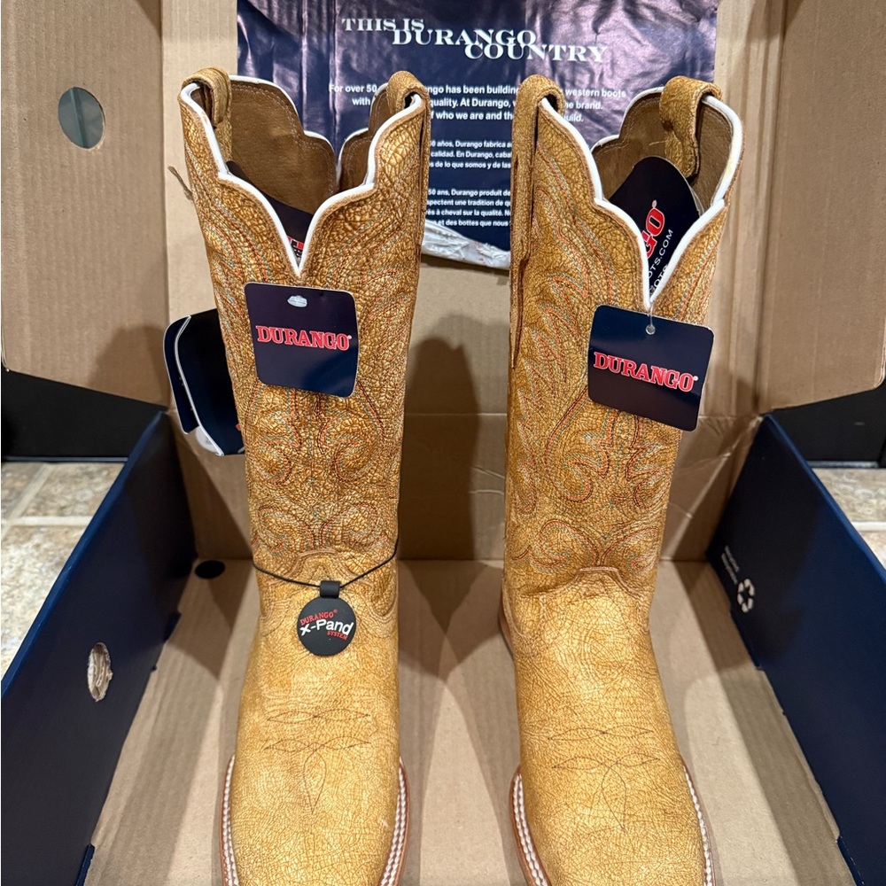 Durango Light Brown Western Boots brand new